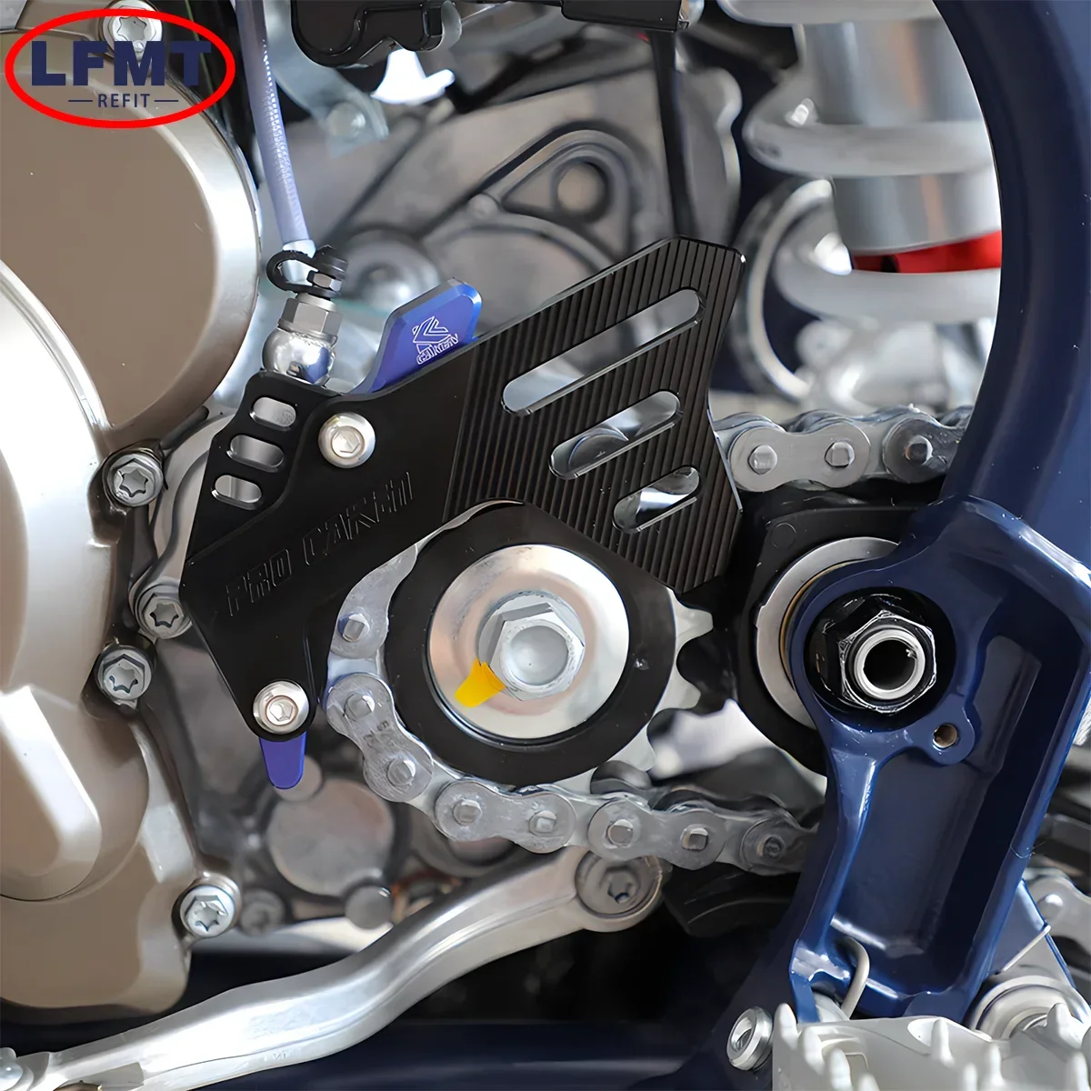 Motorcycle Front Sprocket Cover Case Saver Protector Chain Guard For KTM 250 300 SX EXC EXCF XC XCW XCFW TPI Six Days 2017-2023