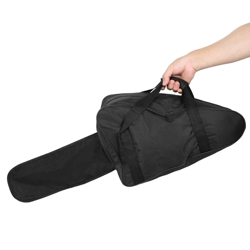 Y1UU Borsa per motosega da 17" per custodia Borsa da trasporto portatile adatta per borsa per motosega Borsa per motosega nera