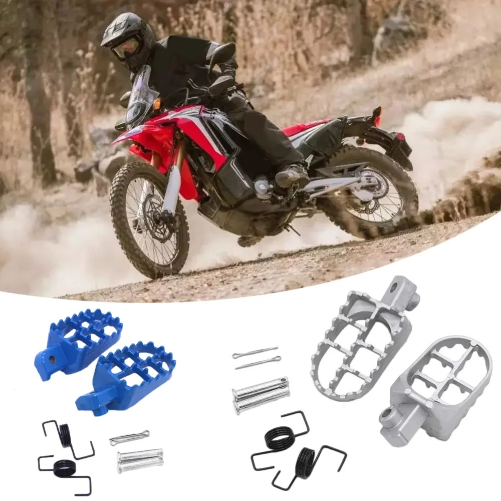 Motorcycle Foot Pegs Rests Footpegs for Yamaha PW50 80 TW200 for XR50R CRF50 CRF70 CRF80 CRF100F Motorbike Chinese Dirt Pit Bike