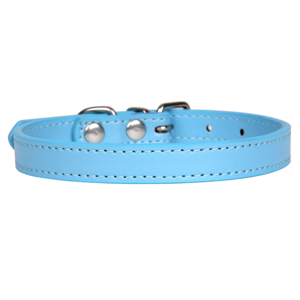 

12pcs Pet Dog Collar Pu Material Durable Comfortable Fashion Neck Ring For Cats Dogs Outdoor Stylish Accessories Pet Supplies
