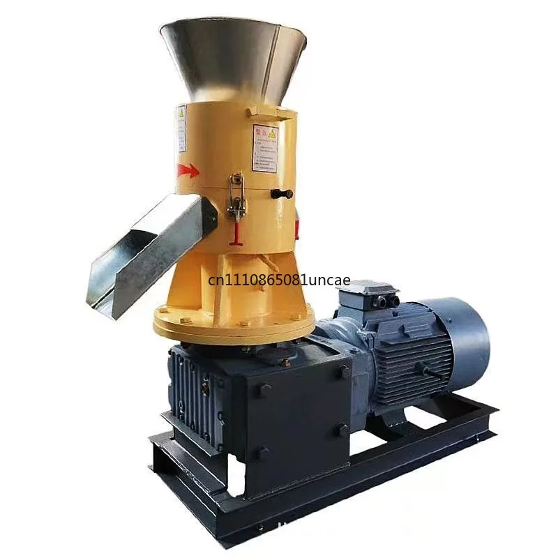 For Biomass Pellet Making Machine Flat Die Type Wood Sawdust Straw Rice Husk Wood Scrap Granulator