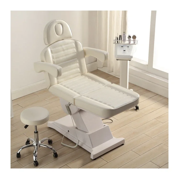 2 anos de garantia Bomba hidráulica Base de metal Salão de beleza Cama facial Mesas de massagem