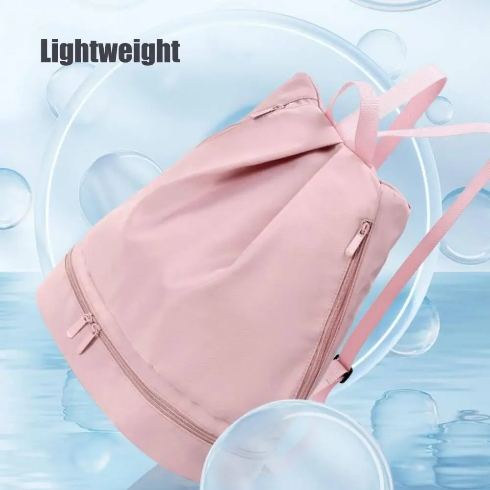 Multifunctional Wet Dry Separation Swimming Backpack Waterproof Fitness Storage Bag for Beach Gym Swimming Travel Camping