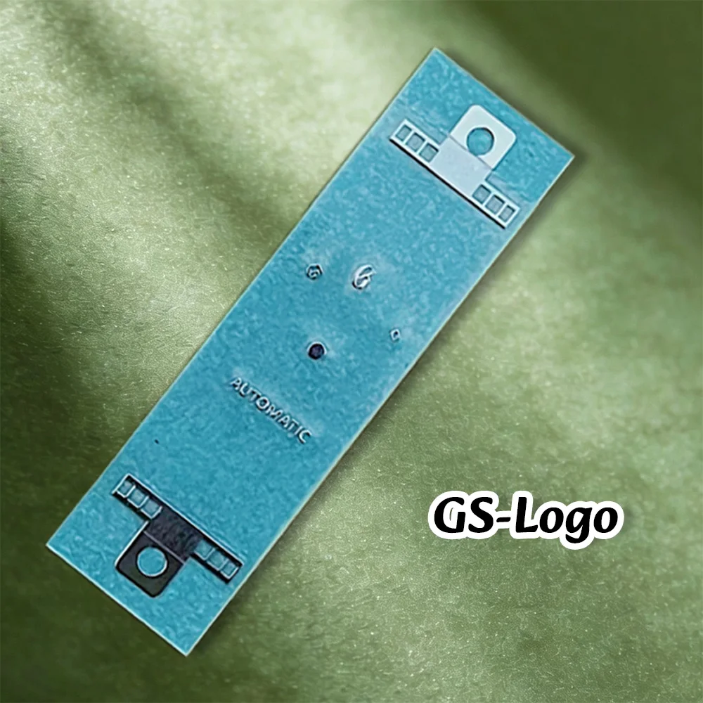 NH S Logo Neuer 3D-Metall-Logo-Aufkleber, geeignet für 27–30 mm flache Zifferblätter, vierfarbiger Aufkleber, Zubehör für die Modifikation von Uhren
