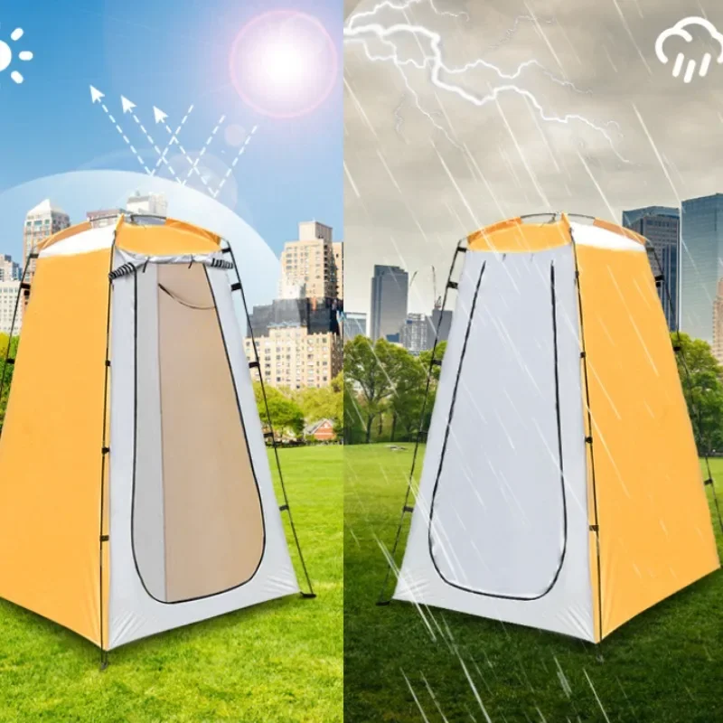 Portable Outdoor Tent Privacy Camping Shower Toilet Changing Room Waterproof UV Protection Beach Folding Bathing Pop Up Tent