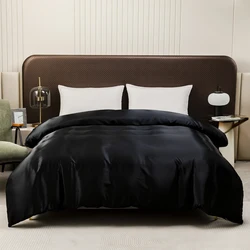 Solid Color Satin Down DuvetCover Luxury Spun Thick Skin Friendly Duvet Cover Single Ded Twin Bed Duvet Cover 200 * 200cm