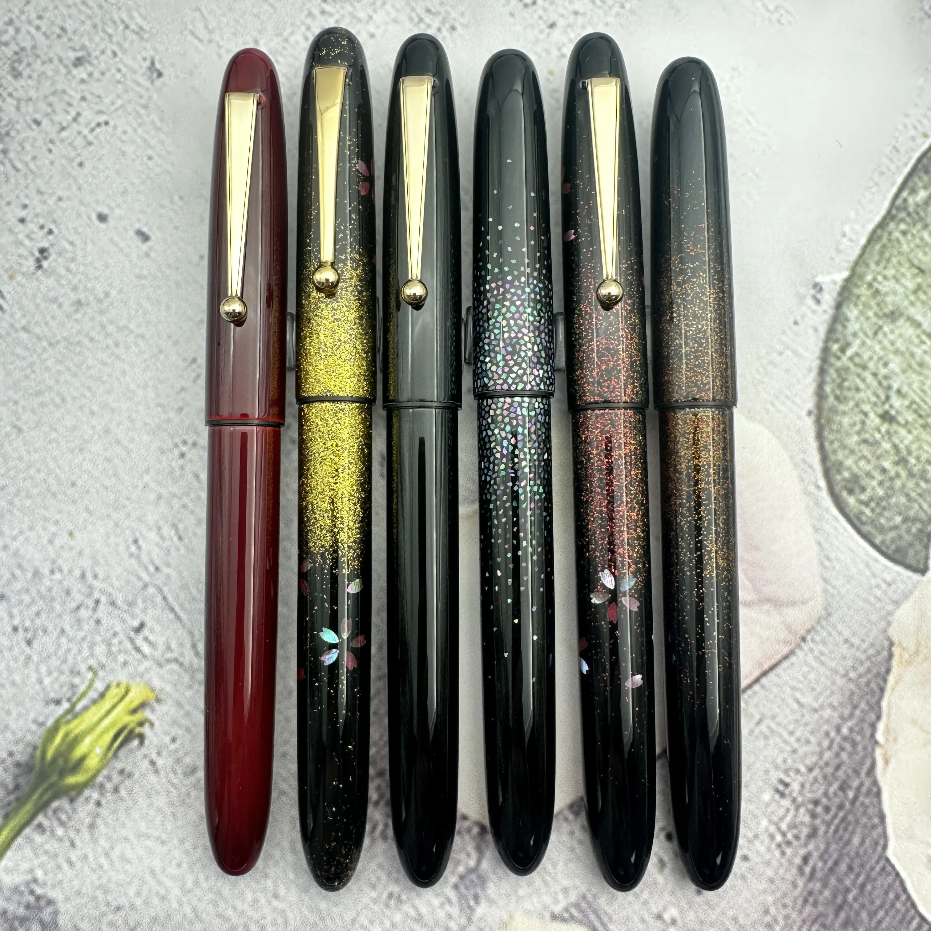 

In Stock,No Need To Wait! Cherry Blossoms urushi Mother-of-pearl Maki-e Fountain Pen Barrel for Platinum/Sailor 14K/Pilot 743