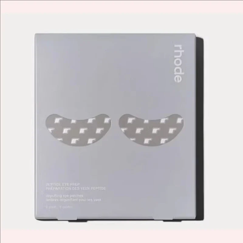 Merk Peptide Eye Prep Eye Patch Twee stijlen Rhode Logo+r Icoon Verminder ooglijnen en donkere kringen Magnetische lipglossbeugel Dagelijks