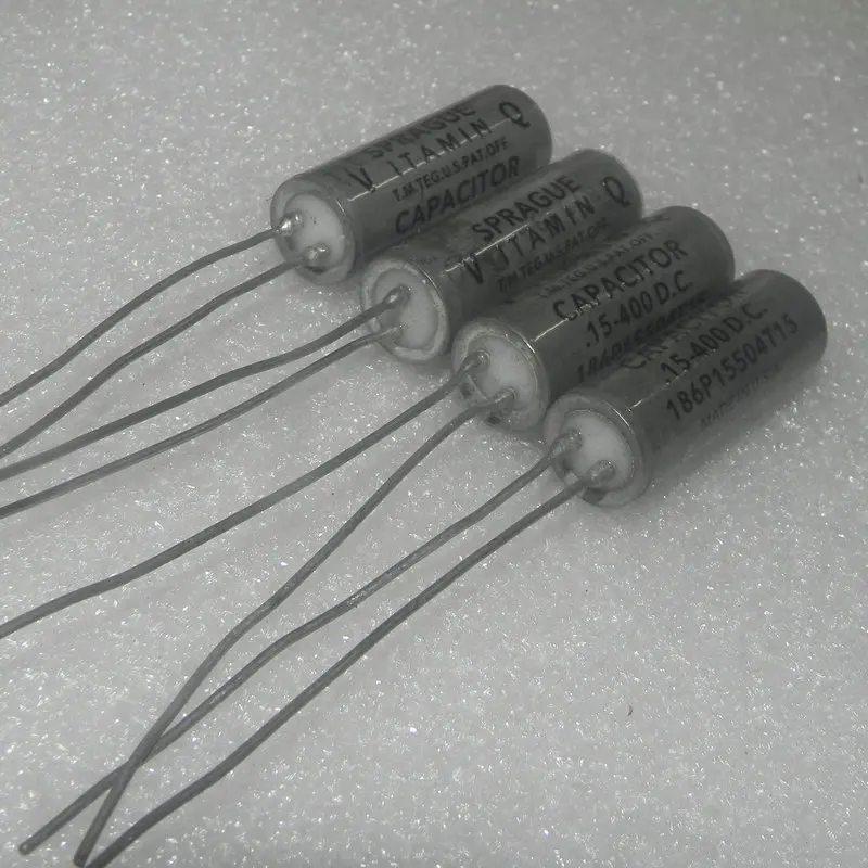 1PCS SPRAGUE VQ  400V 0.15uf 154k 400V Copper Shell Oil Immersed Coupling Capacitor