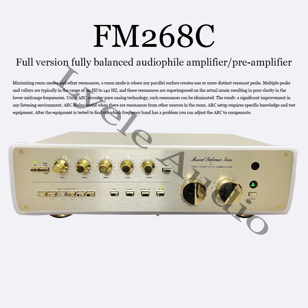 Реплика 1:1 FM268C, полностью балансный предусилитель ARC EQ, высококачественный аудиоусилитель HIFI