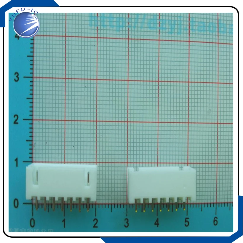 10PCS/LOT 7PIN XH2.54 Straight pin socket plug type connector XH2.54-7P spacing 2.54MM Terminal