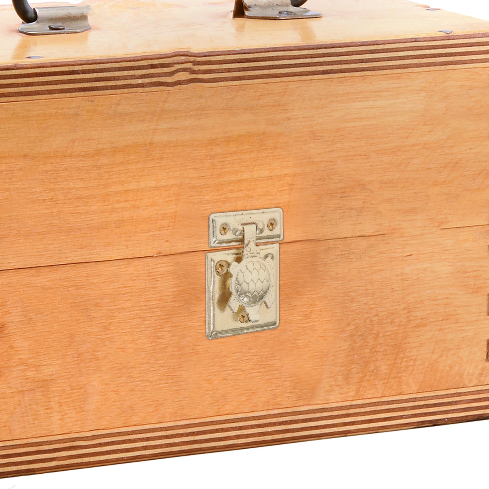 2Pcs Versatile Decorative Lock Buckle for Turtle Brocade Wooden Boxes Easy Installation Aesthetic Appeal Secure Closure