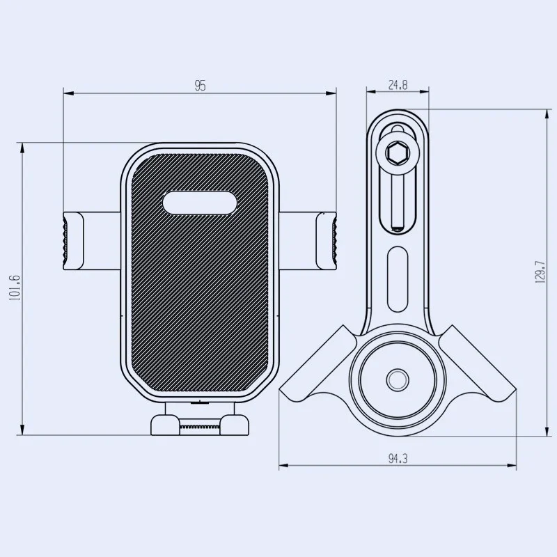 Für Tesla Model 3 Y X S Cybertruck Magnetischer Auto-Bildschirm-Telefonhalter Ständer Bildschirm-Telefonhalterung 360° ° Drehbarer Ständer – Detail 5