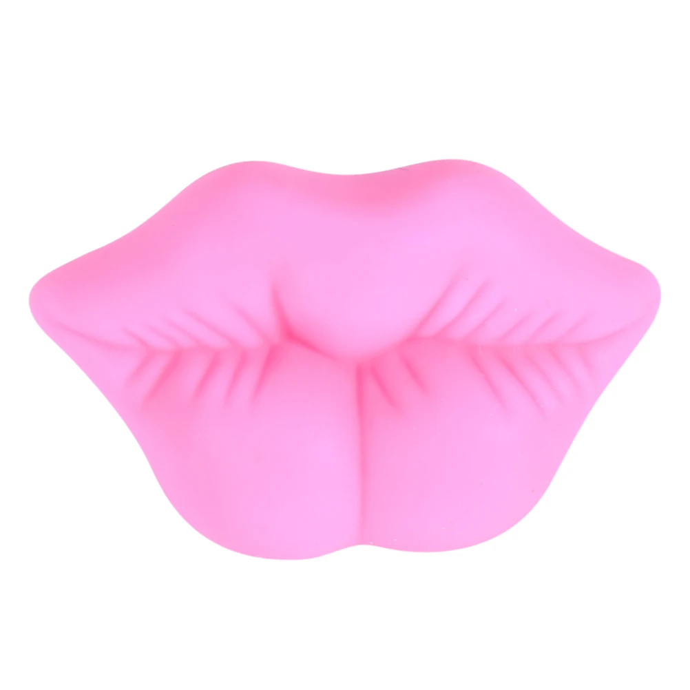 

1Pcs Pink Baby Pacifier Funny Lip Shape Soother Non-Toxic Silicone Teether Dummy Nipples