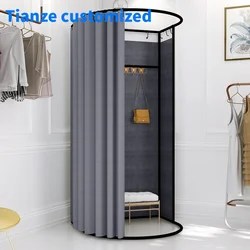 （customized）Cheap Clothing Up Store Fitting Room Portable Trade Show Clothes Changing Room Boutique Retail Shop Dressing Roo