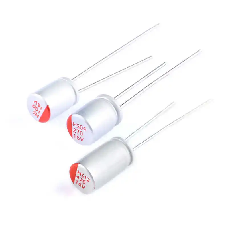 Direct-insert solid-state electrolytic capacitor 16V 100uF 220uF 270uF 330uF 470uF 680uF