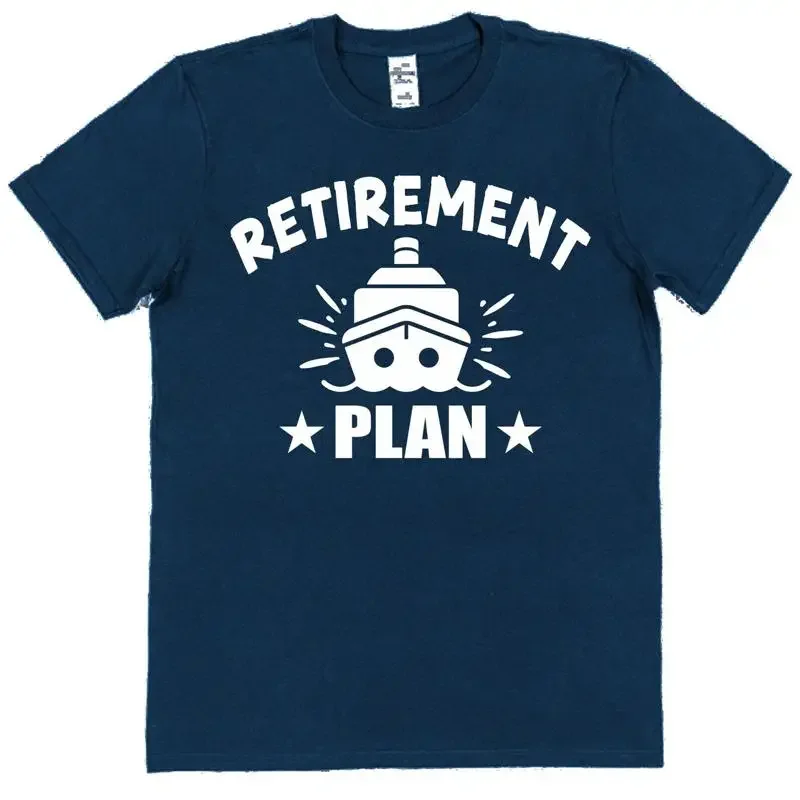 Plan Cruise Ship Travel Retirement T Shirt Retiring Present