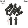 10Pc Black 2cmx0.45