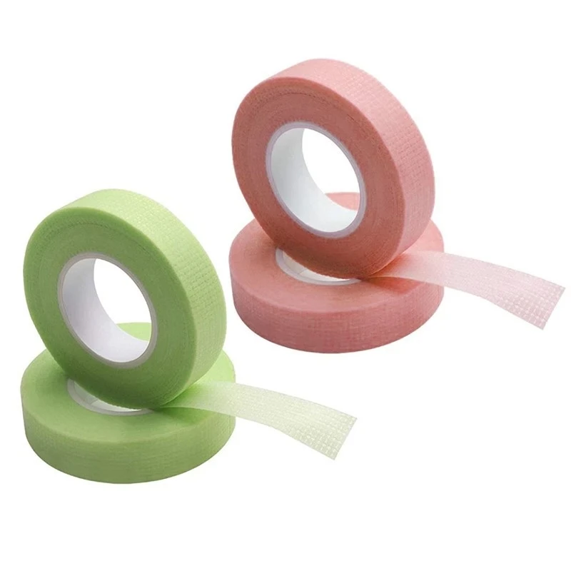 50 rouleaux de ruban adhésif pour cils, ruban adhésif en tissu Non tissé respirant pour autocollants pour les yeux et les mains, outils de maquillage, patchs pour les yeux pour Extension