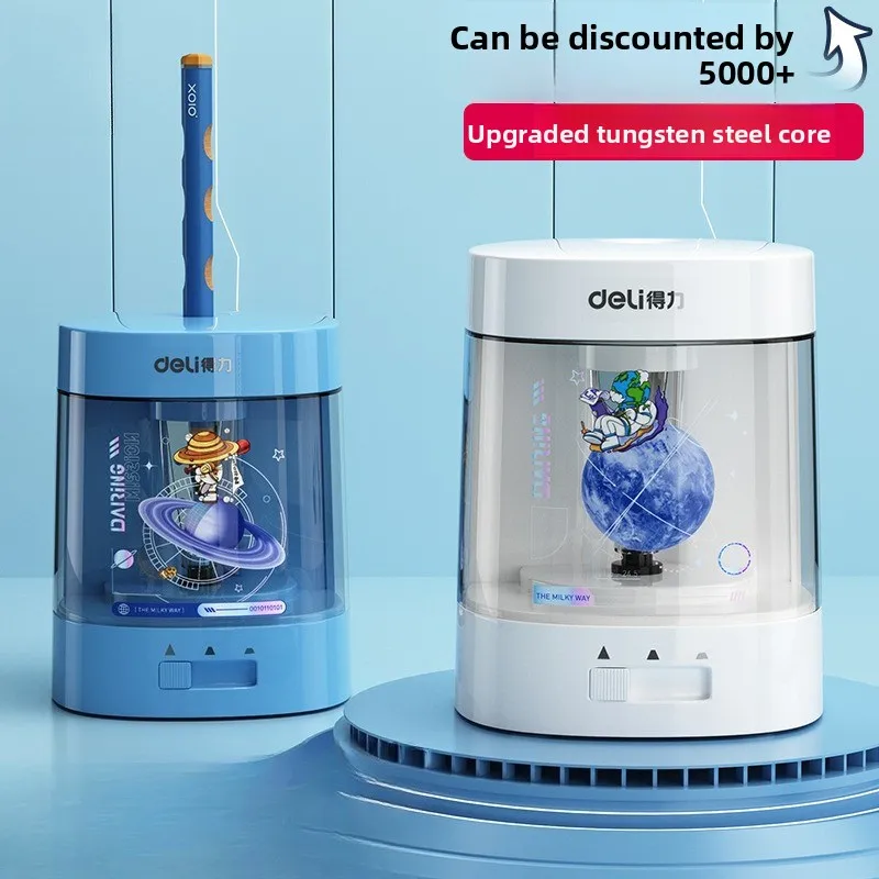 

Electric Pencil Sharpener Auto Rotary Blade School Office Artists Kids Colored Pencils Supplies Touch Switch