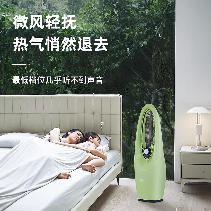 가정용으로 강력한 공기 흐름을 갖춘 220V 잎이 없는 팬 에너지 절약형 속삭임 조용함