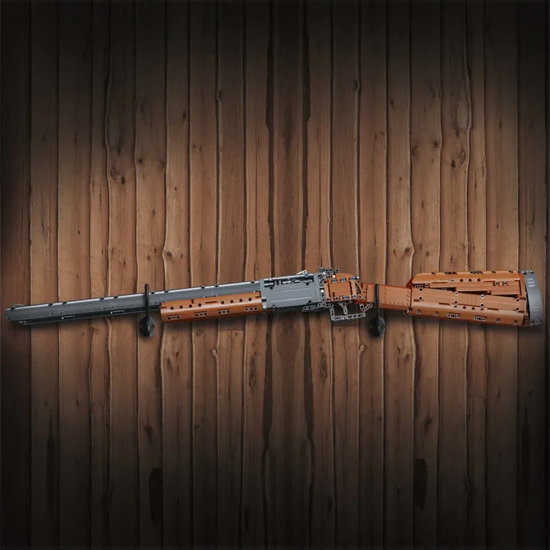 Mold King 14016, двухстворчатый ружье, строительный блок, модель WW2, оружие, серия, винтовка, игрушки для стрельбы, детские праздничные подарки