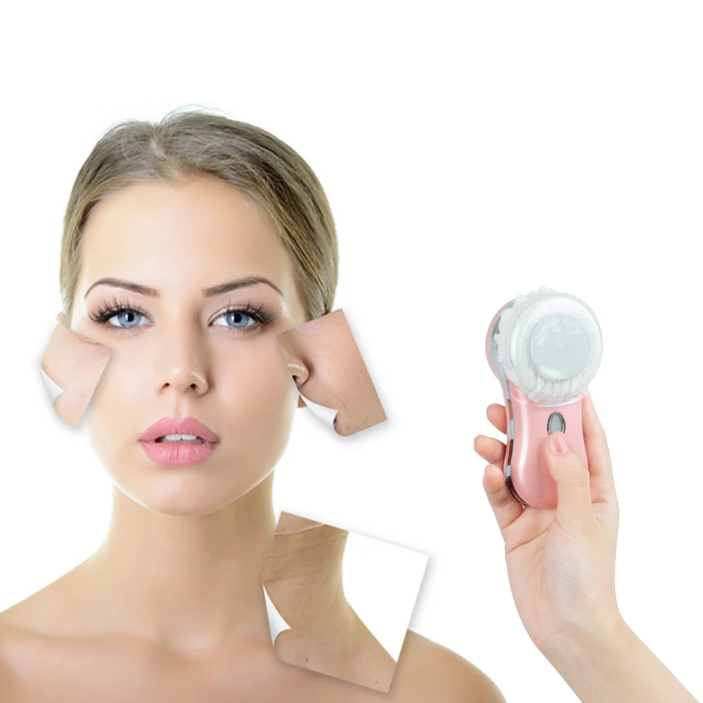 Draagbare 3-in-1 Rimpel Verwijderen Machine Acne Comedondrukker Gezicht Lifting Schoonheid Apparaat Elektrische Ionen Gezicht Massager