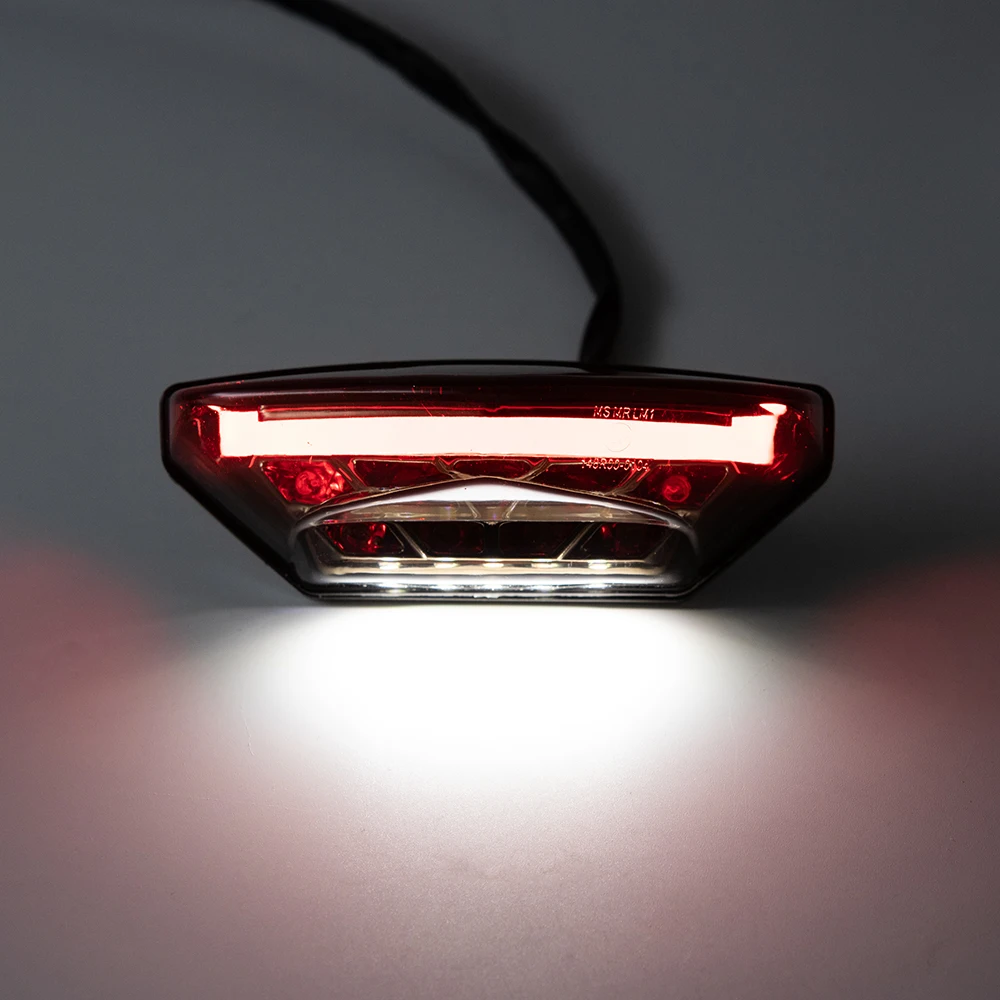 12V Motorcycle Accessories LED Tail Lights Brake Driving Integrated Lights Electric Vehicle Modification Brake Rear Tail Lights