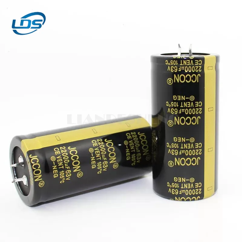 1 Uds condensador de cuerno de toro 63V 12000UF tamaño 30*50 30*70 35*45 35*50 35*60 35*70 condensador electrolítico de aluminio 12000UF 63V