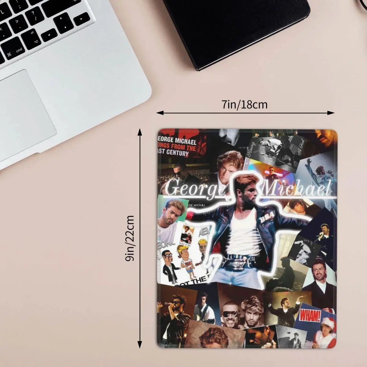 George Michael Mouse Pad Computer Keyboard Mouse Mat Gaming PC Laptop Desk Mat Office Accessories