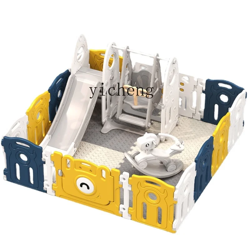 XL Children's Playground Equipment Indoor Small Facilities Area Layout Castle Fence Toys