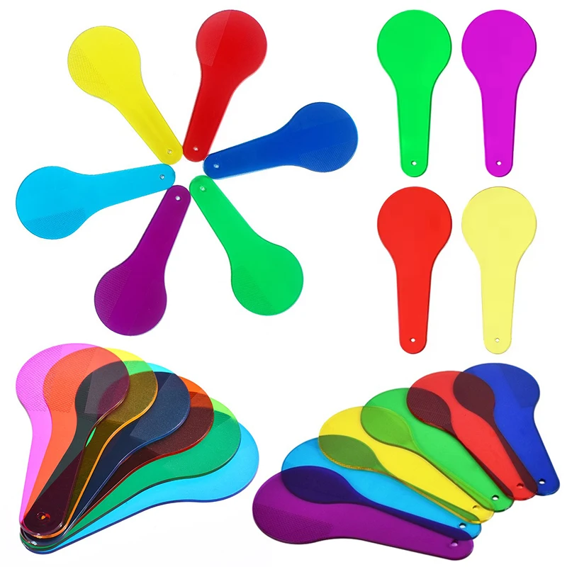 Transparent Color Filter Board Color Mixing Observation Game Props Suitable for Classroom Rewards Party Gift Boy Girl Favors ZYF