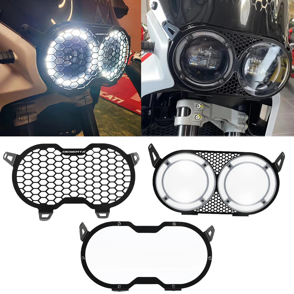 

FOR Ducati DesertX Desert-X Desert X 2022-2023 Motorcycle Steel Headlight Guard Protector Cover Protection Grill Accessories