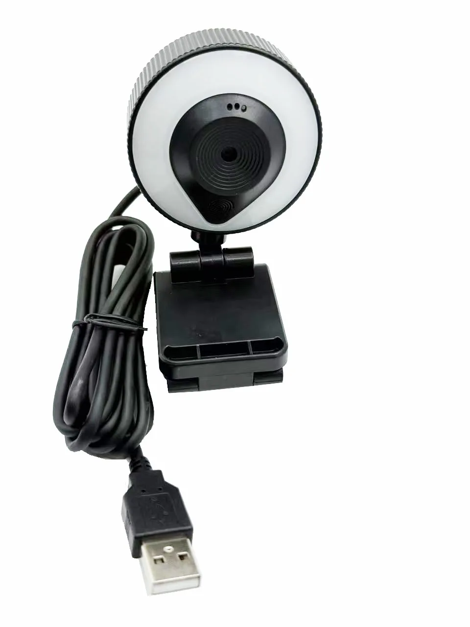 4k Webcam With Fill Light, 2k/4K/1080P Autofocus USB Camera With Microphone, Rotatable Webcam For Streaming, Video Conferencing