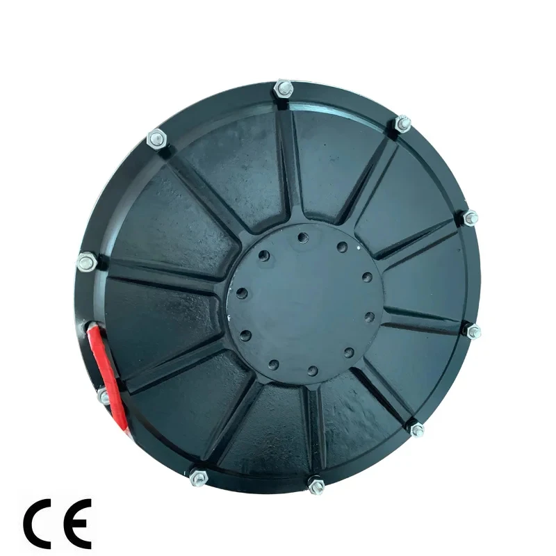 Hot! AFPMG Axial Flux Coreless Low Speed Permanent Magnet Generator 100W 1Kw 3Kw 5Kw 10Kw 100Rpm
