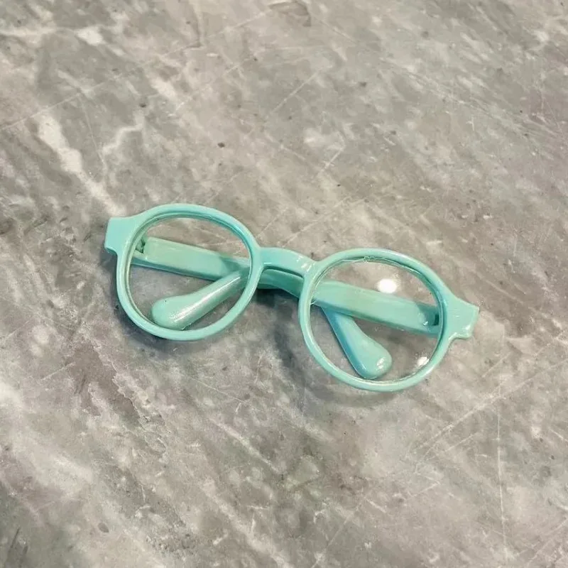Occhiali da 6,5 cm per Labubu Occhiali in plastica trasparente per bambole 1/3 BJD Occhiali da sole per Labubu il mostro Accessori per bambole Regali