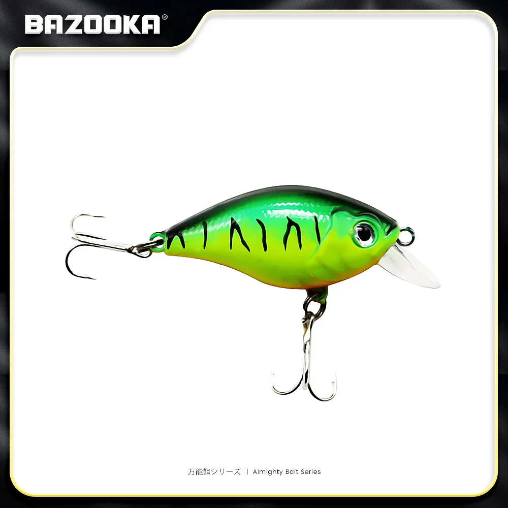 بازوكا كرانكبيت الصيد إغراء مجموعة العائمة الطعم الصلب كرنك البلاستيك صغير المتذبذب الصلب الكرة البلمة التصيد باس بايك الشتاء #6