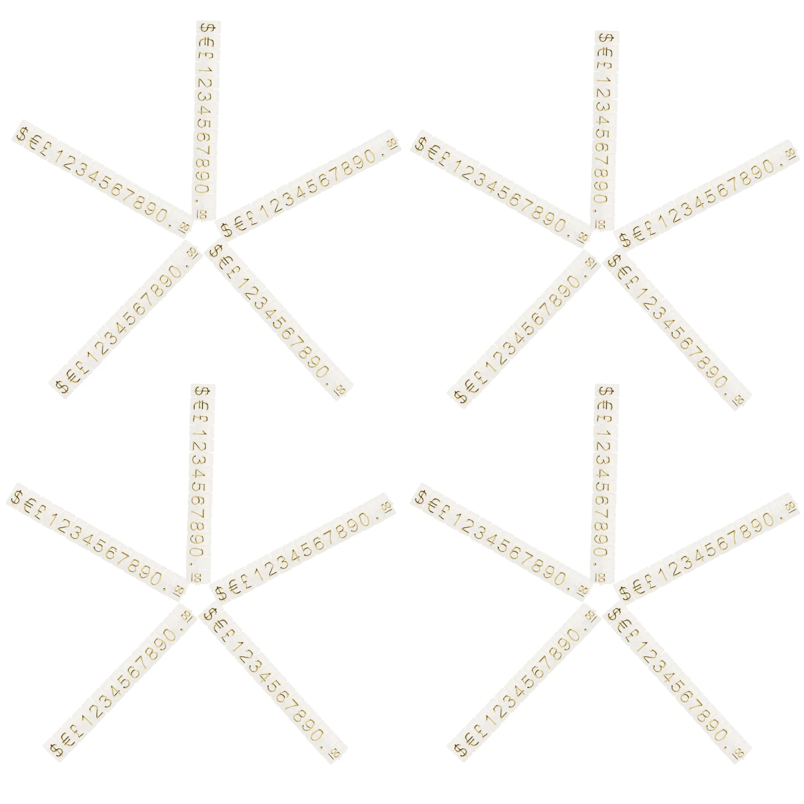

20 Pcs Price Tag Label Cubes for Jewelry Prices Retail Display Number Tags Pricing Labels