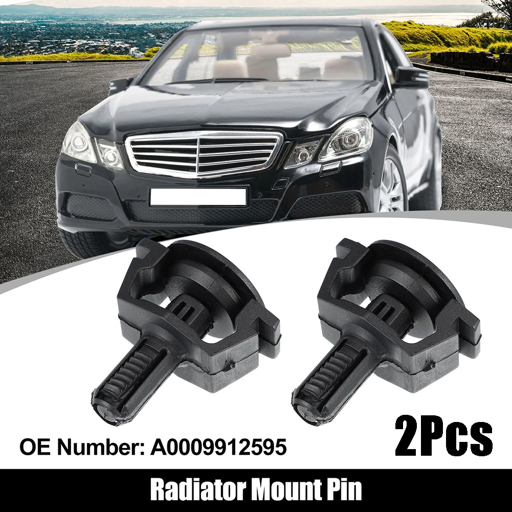 For Mercedes Radiator Support Radiator Mount Pin Car 2Pcs 4.6x4.1x3cm A0009912595 Accessory Plastic Replacement