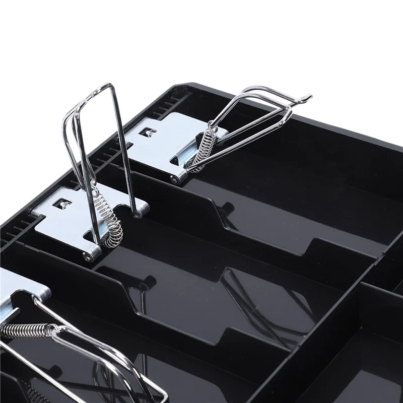 3X 5-Grid Money Cash Coin Register Insert Tray Replacement Cashier Drawer Storage Register Tray Box Classify Store