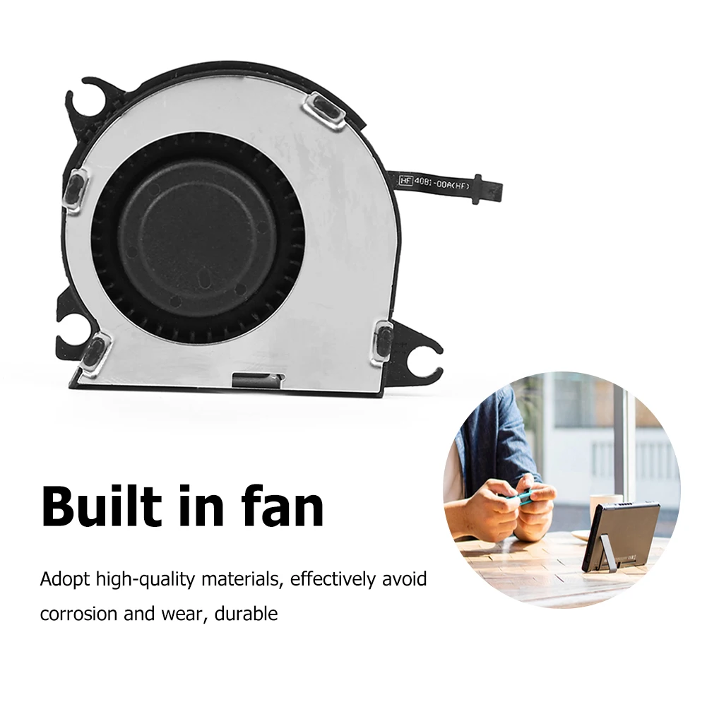 الأصلي الداخلية مروحة التبريد استبدال جزء وحدة المعالجة المركزية المبرد برودة المضيف مروحة مشعاع ل نينتندو التبديل لعبة وحدة التحكم أجزاء