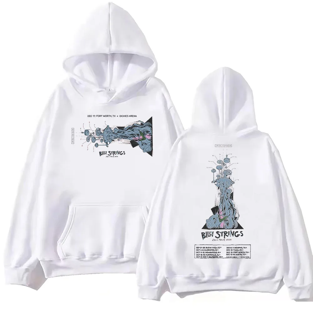 Billy Strings Fall Tour 2024 Hoodie Harajuku Hip Hop Pullover Tops Sweatshirt Fans Gift Tops