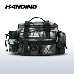 HANDING Bolsas de pesca multifunción de gran capacidad, aparejos de pesca impermeables al aire libre, bolsas para pesca, senderismo, caza, Camping