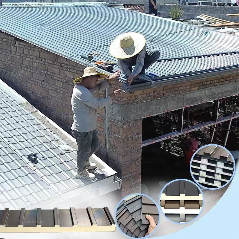 

Изготовленные на заказ навесы из алюминиевого сплава, навесы для крыши и балкона, большие стеновые панели, изолированные алюминиевые кровельные плитки, покров для солнечной комнаты