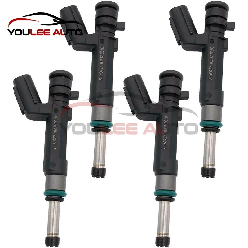 4Pcs 16600-1KT0A 166001KT0A 16600 1KT0A High Quality Fuel Injectors For Nissan Versa 2012-2019 Versa Note 2014-2016 1.6L HR16DE