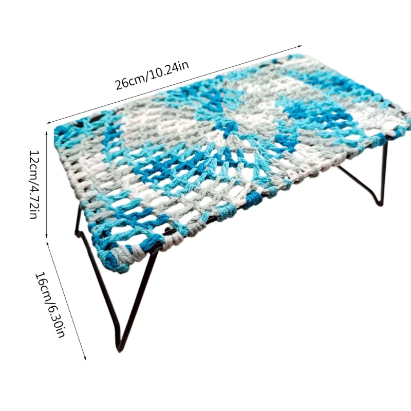 Reptiles Hammock Suitable for Iguanas, Anoles, Geckos, Snake Lizards Crocheted Bed House Handwoven