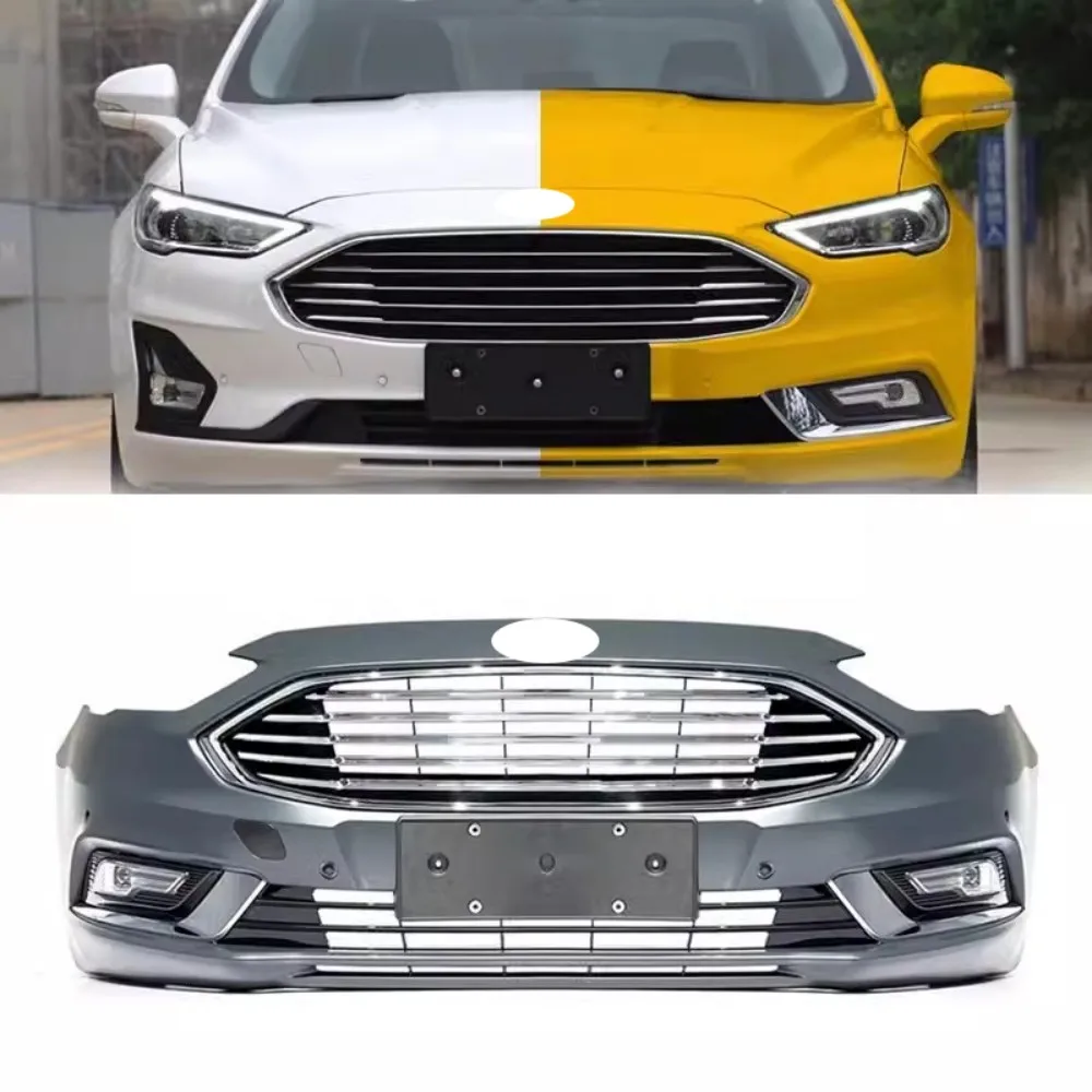 Body Kit Front Bumper Grille Mask Fog Lamp Frame Assembly For Ford Mondeo Auto Accessories