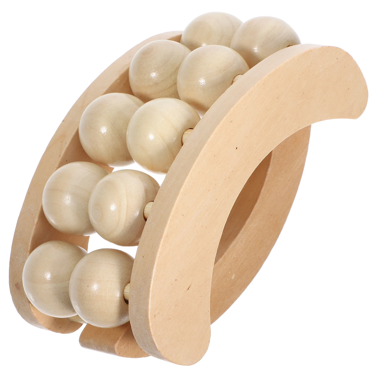 

Wooden Neck Massage Roller Manual Massage Tools Neck H held Manual Tools Portable Therapy Foot Massager