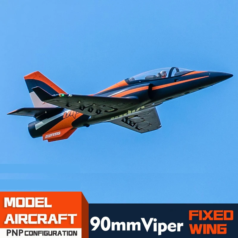 

Fms 90mm Ducted Fan Edf Jet Super Viper Pnp Simulation Of Airplane Model 6CH 1400mm Giant Aircraft Avion RC Airplane No Refles