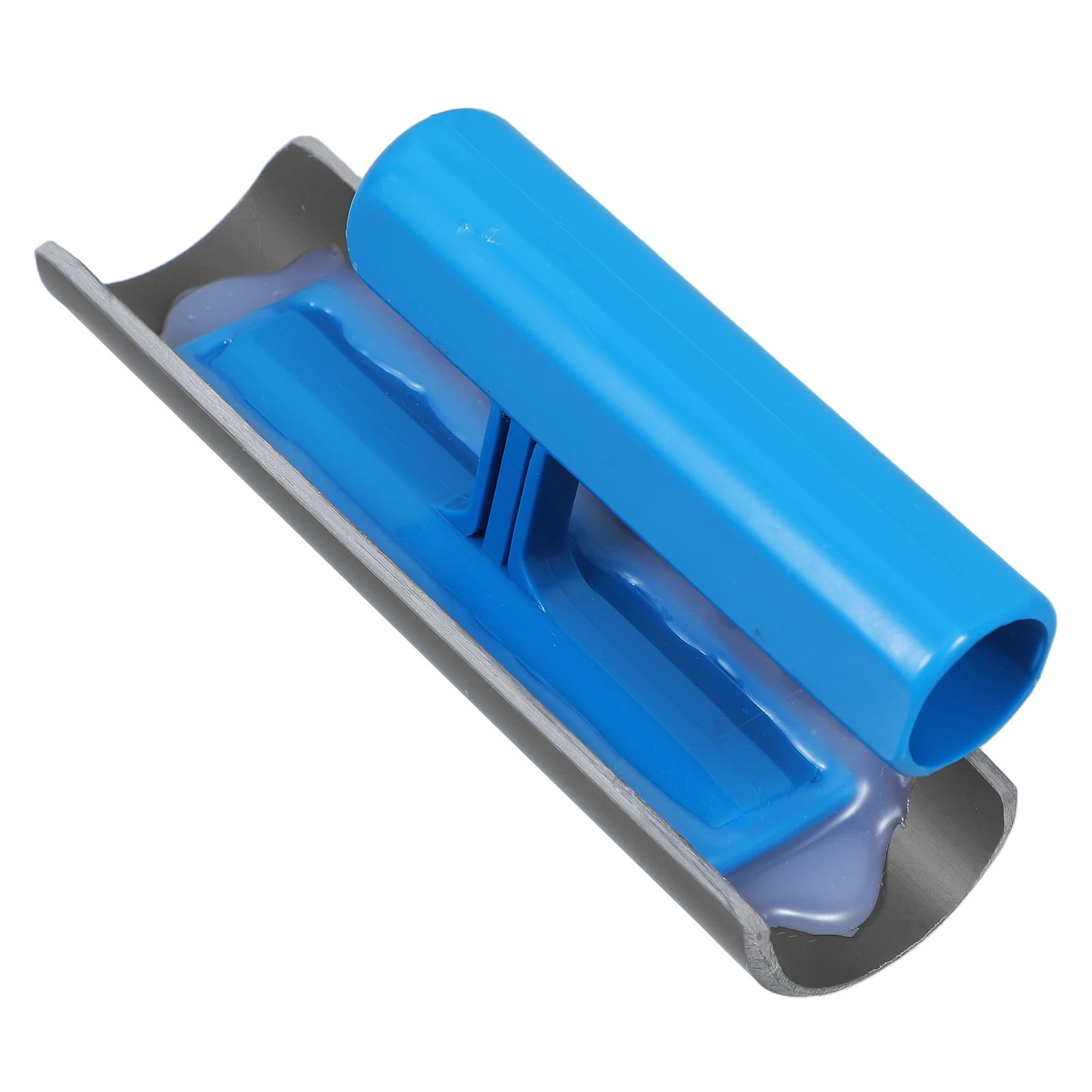 Cazzuola per cemento Sigillante per crepe in cemento Finitura dei bordi Utensile manuale per muratura Bordo in cemento curvo Manico tubolare leggero più liscio